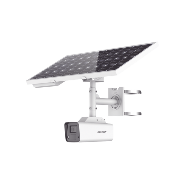 Kit Solar IP All in One / Cámara Bala ColorVu 4 Megapixel / Lente 4mm / Panel Solar / Batería de Respaldo de Litio 23.2Ah (Hasta 24 Días) / Conexión 4G / Accesorios de Instalación